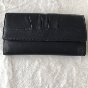 Black Leather Coach Wallet